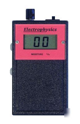 electrophysics ct-100 moisture meter|Electrophysics CT100 pinless moisture meter .